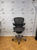 Polished Herman Miller Aeron Classic Size B ‘Lilac’ (Refurbished)