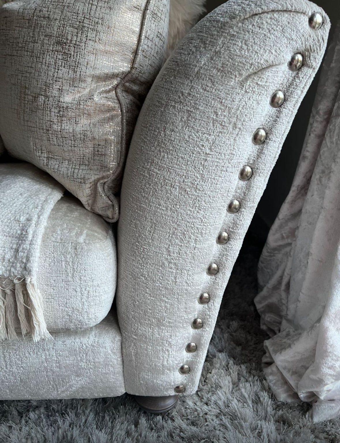 DFS Lawrie formal back 4 seater Sofa