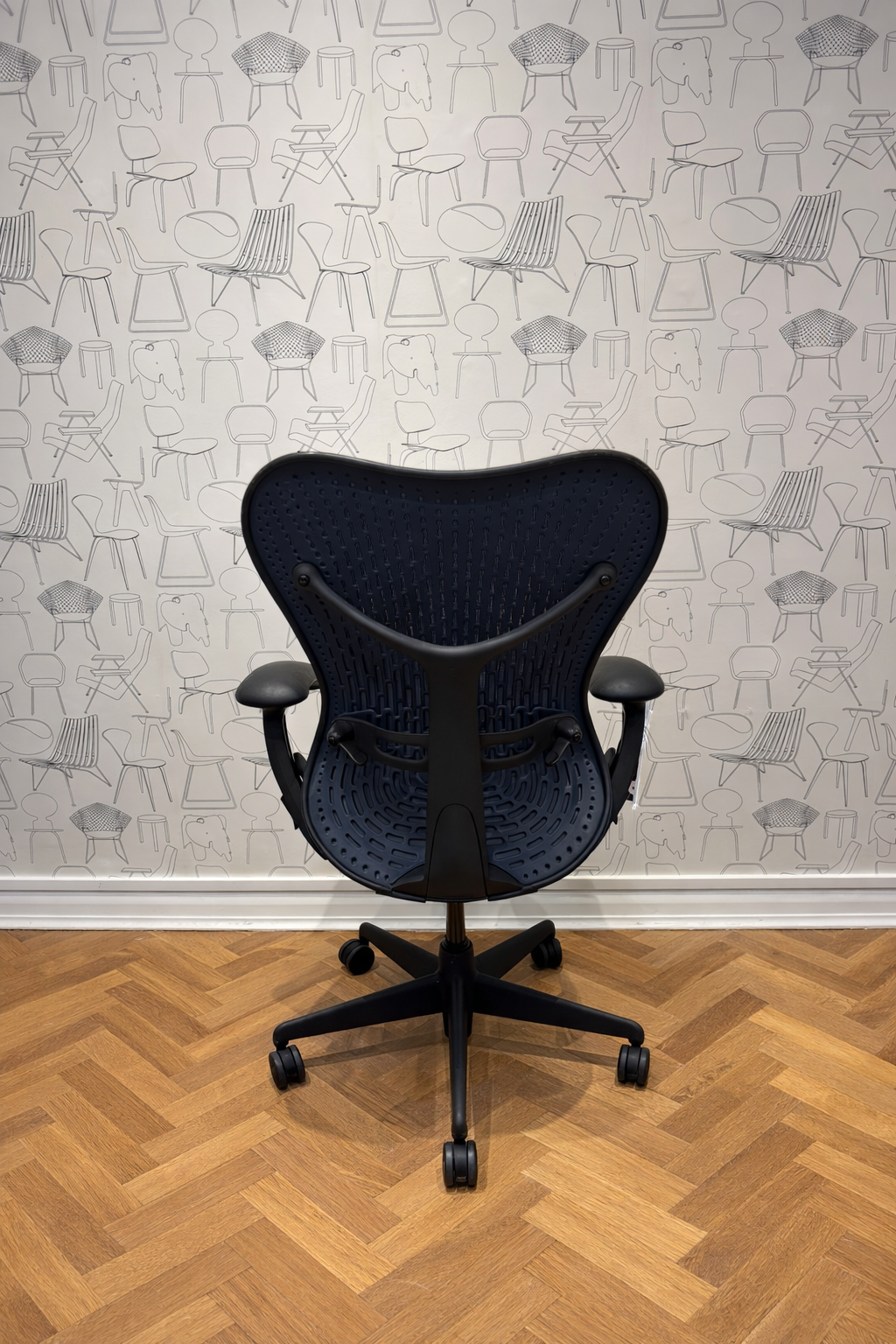 Herman Miller Mirra 1 Butterfly in Black & Blue (Used)