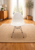 Vitra Eames RE DSR Eiffel Dining Chair in White