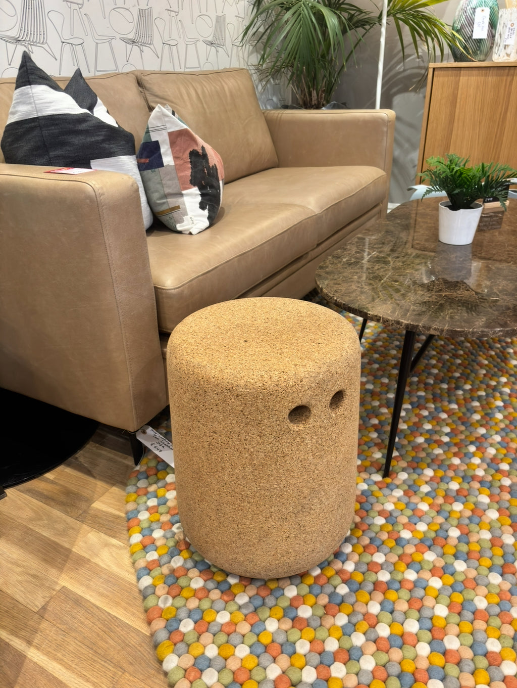 Bob Modus recycled Cork Stool