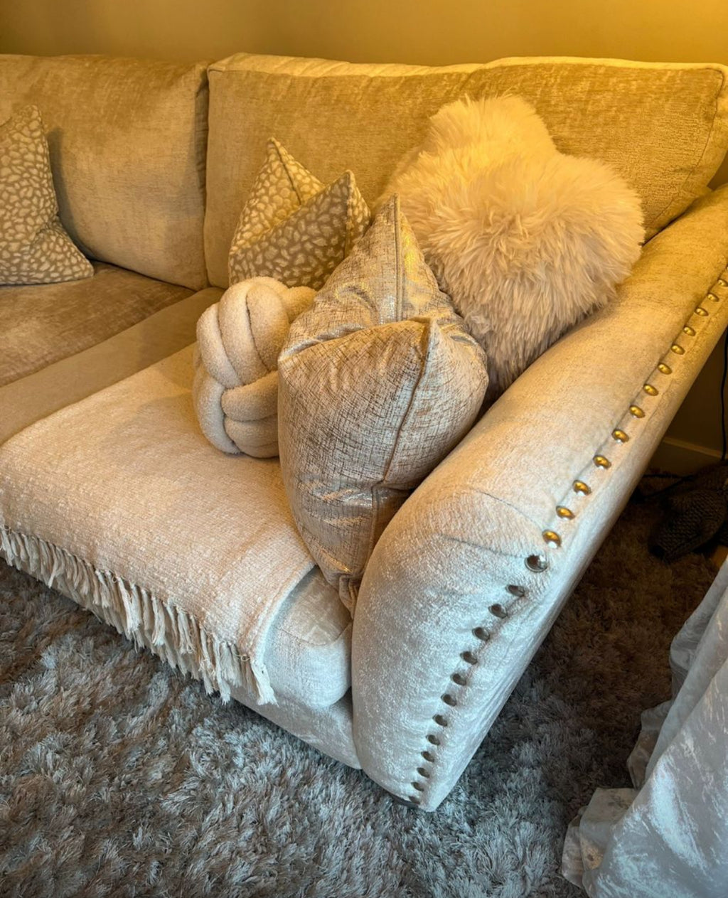 DFS Lawrie formal back 4 seater Sofa