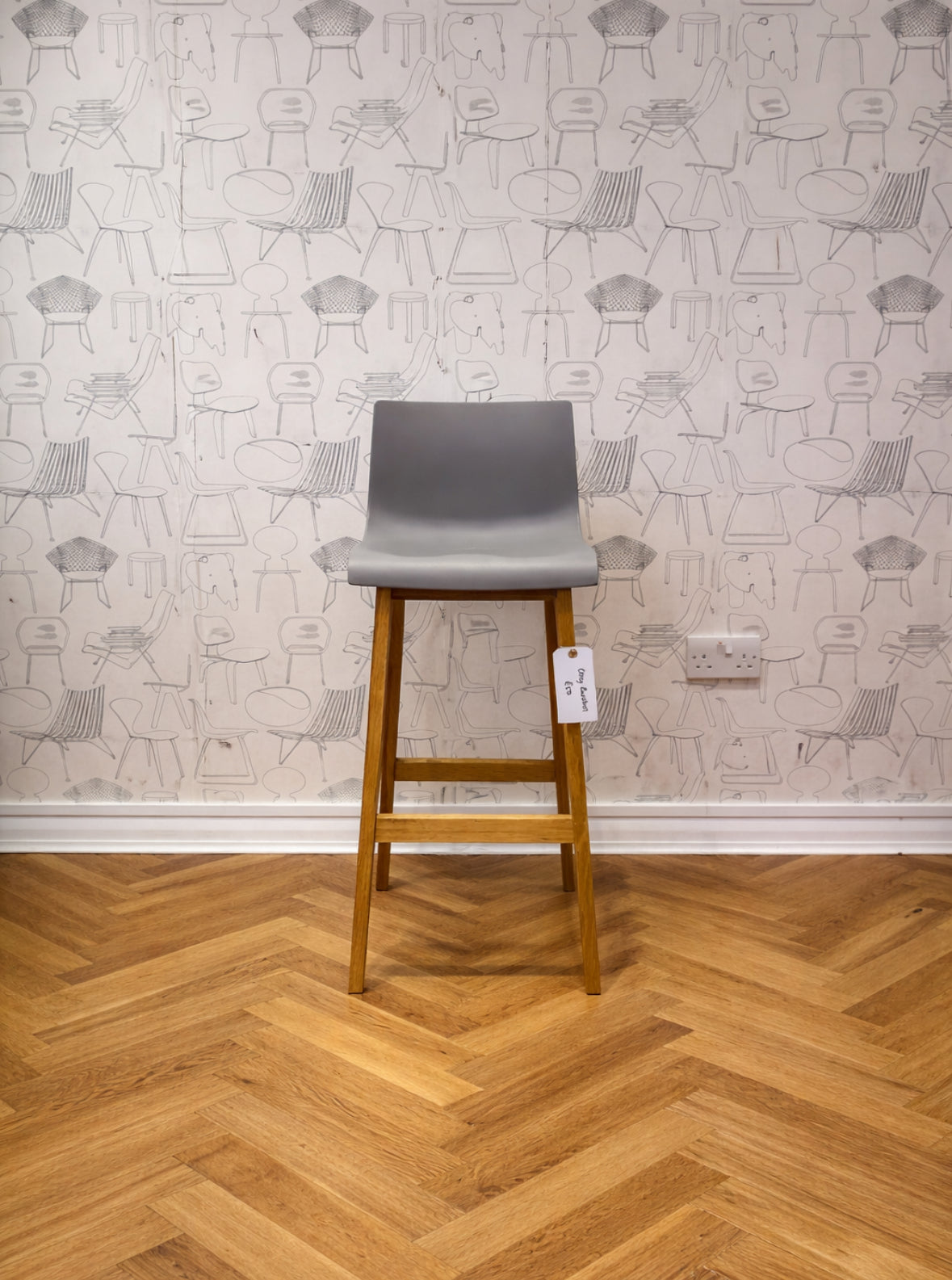 Grey Bar stool