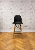 Penkeths Curved Seat Barstool in Black (Used)