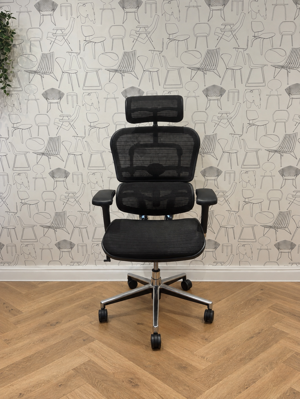Ergohuman Elite Mesh Office Chair With Headrest