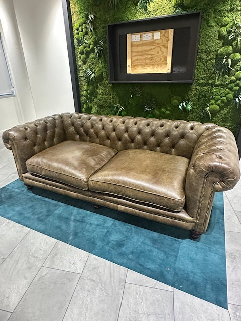 Chesterfields Sofa in Chocolate