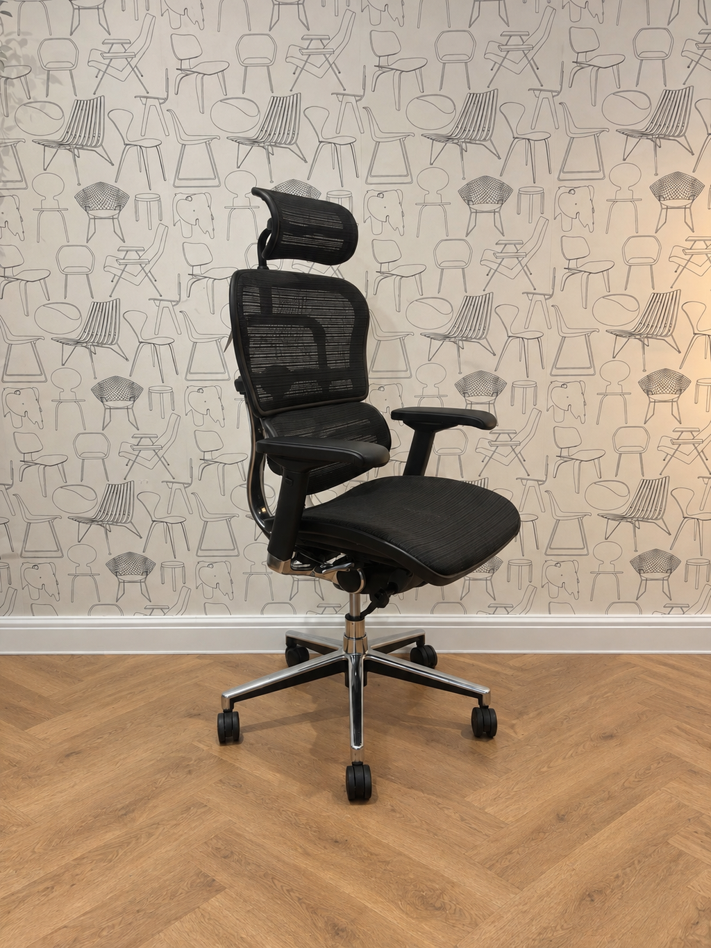 Ergohuman Elite Mesh Office Chair With Headrest
