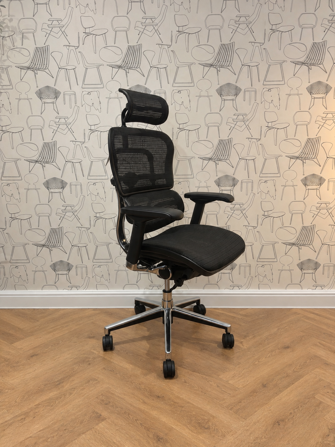 Ergohuman Elite Mesh Office Chair With Headrest