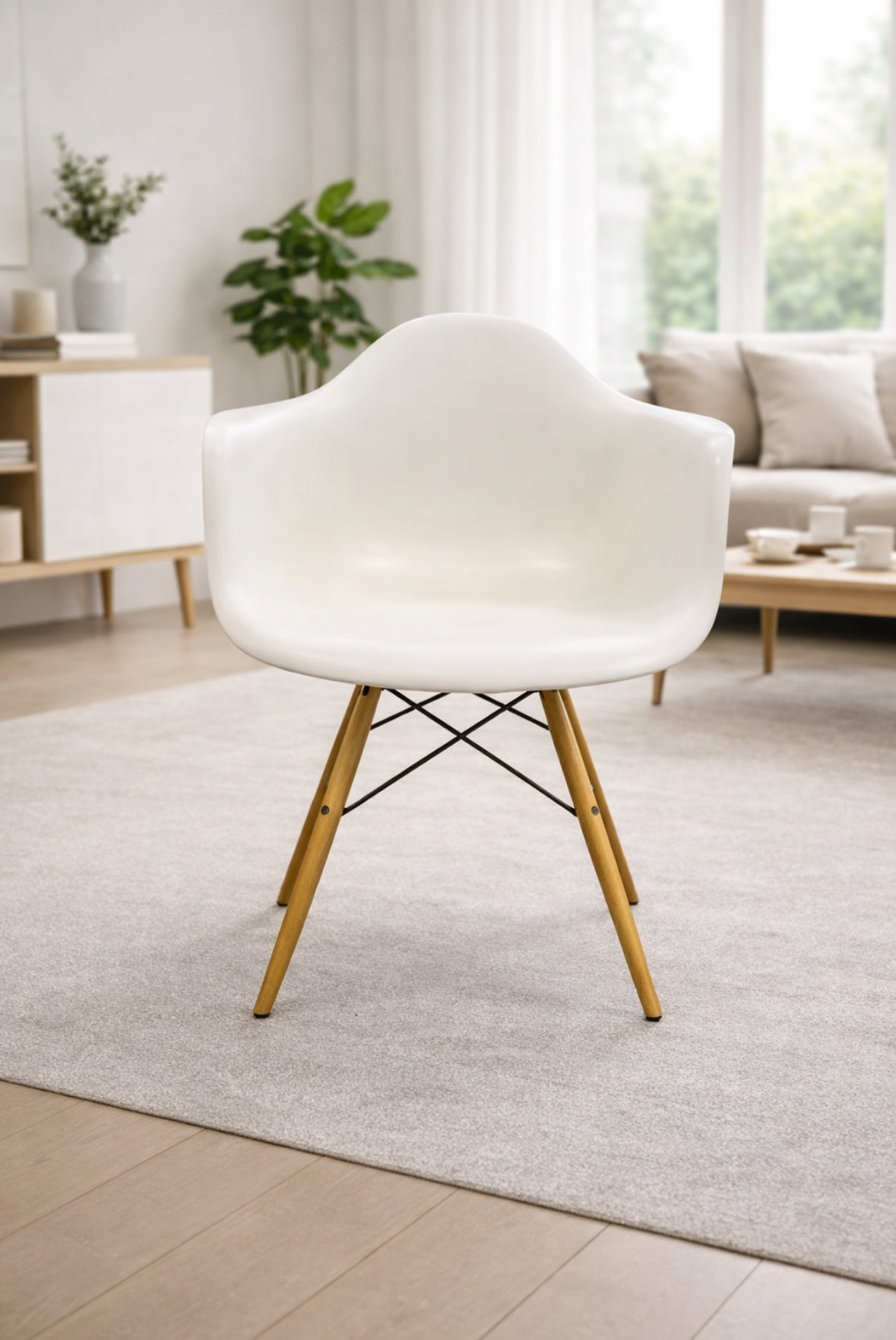 Vitra Eames RE DAW chair in White