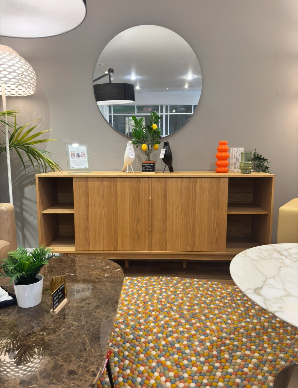 Mossbloom Oak Sideboard