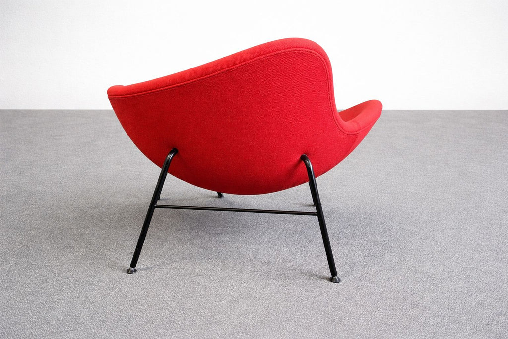 +Halle K2 Lounge Chair in Red by Busk and Hertzog (Used)
