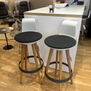 Bene Timba High Stool With Backrest