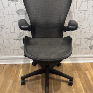 Herman Miller Aeron Classic Version Size B tuxedo mesh