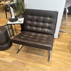 Replica Barcelona Chair Genuine Leather Brown