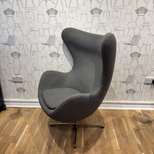 Fritz Hansen inspired grey egg chair